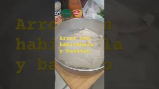 arroz con habichuelas y bacalao [upl. by Yanal]