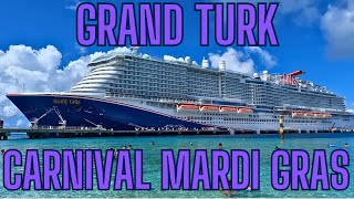 Grand Turk on Day Six of our Carnival Mardi Gras Cruise from Port Canaveral [upl. by Stochmal34]