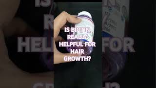 Does biotin supplements really work for hair biotin biotinbenefits nutrifactor herbiotics [upl. by Weight]