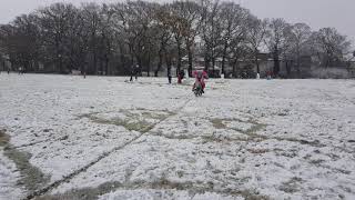 wpb 140CC snow on the park [upl. by Aremahs]