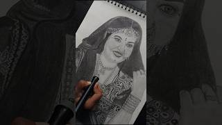 ✨Artist shikha sharma❤❣️famousartist ArtistShikhaSharma dream face drawing shorts [upl. by Jelsma]