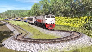 Kereta Api Belang dan Rel Putar Balik [upl. by Einattirb]