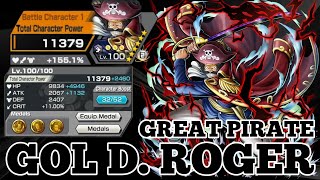 GOL D ROGER GREAT PIRATE GAMEPLAY  ONE PIECE BOUNTY RUSH  OPBR [upl. by Esoryram49]