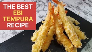 HOW TO COOK RESTAURANTSTYLE EBI TEMPURA Secret Technique Revealed  Chef Nico Garcia [upl. by Wooster803]