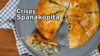 Authentic Greek Spanakopita Recipe A Flaky Spinach Delight [upl. by Olive680]