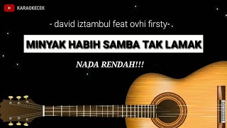 KARAOKE AKUSTIK GITAR  BANSI  MINYAK HABIH SAMBA TAK LAMAK  DAVID IZTAMBUL Feat OVHI FISRTY [upl. by Boote]