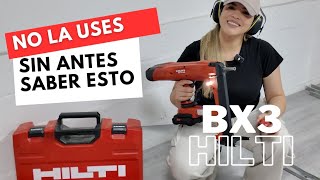 BX3 HILTI  pistola clavadora concreto Hierro a Batería [upl. by Maffa]