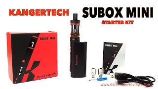 KangerTech SUBOX Mini Starter Kit Black Edition [upl. by Mmada]