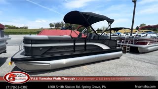 2024 Bennington 20 SSB Swing back Pontoon Boat F amp S Yamaha Hanover PA [upl. by Armalda]