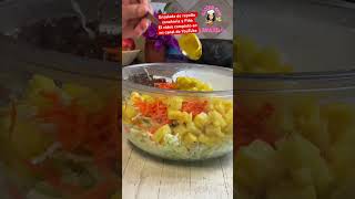 ENSALADA DE REPOLLO ZANAHORIA Y PIÑA cooking comida cookingrecipes food carne [upl. by Nurse]