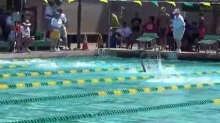 2015 Western Zones 1314 Boys 100 Back  Eli and Connor  Prelims [upl. by Annaicul]