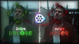 How to Upscale 1080p to 4K And 24fps to 60fps with AI Enhancer [upl. by Rodl]