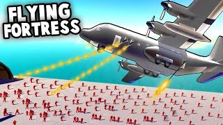 SPECTRE Gunship AC130 Flying Fortress Ravenfield Mod Gameplay [upl. by Atews]