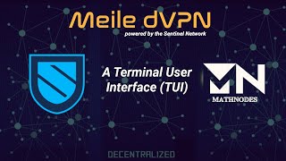 Meile dVPN  A Terminal User Interface  Powered by The Sentinel Network [upl. by Hnaht]