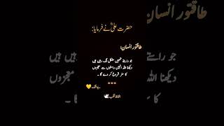 Hazrat Ali quotes 🍁 🥀 🖤hazrataliquote viralshorts islamicquotes ytshortsvideo youtubeshorts [upl. by Oirasan]