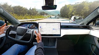 Tesla Self Driving vs Everyday Roads [upl. by Gleich511]