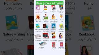 top 24 Different book types and genres vocabulary words in English [upl. by Audrey270]