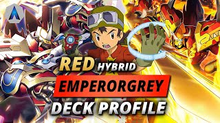 UNIFY SPIRITS Red Hybrid EmperorGreymon Deck Profile amp Combo Guide  Digimon Card Game BT12 Format [upl. by Nairadas]