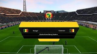 Senegal vs Cameroon  2023 Africa Cup of Nations  Group C  PES 2021 [upl. by Armyn]