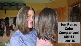 Jon Renau 8RH14 and 10RH16 Wig COLOR COMPARISON [upl. by Homer63]