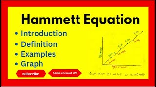 Hammett equation organic chemistryHammett and taft equation Derivation Hammett and taft equation [upl. by Eceerahs534]