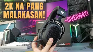 FANTECH SONATA MH90 GAMING HEADSET  Full Tagalog Review PLUS GIVEAWAY PH [upl. by Enneibaf]