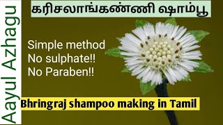 Bhringraj shampoo making in tamil  karisalankanni shampoo making in tamil [upl. by Cornall]