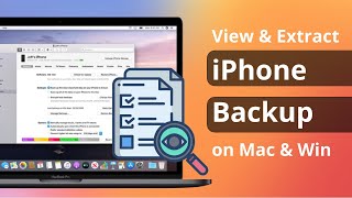 3 Ways How to View amp Extract iPhone Backup Files 2024 [upl. by Lleirbag]