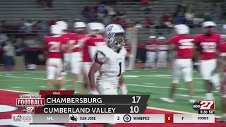 Chambersburg outlasts Cumberland Valley in Week 9 matchup [upl. by Yraccaz290]