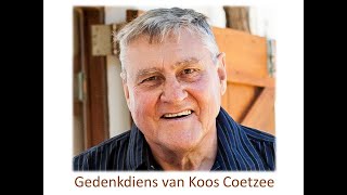 NG Kerk Vredendal  Gedenkdiens Koos Coetzee [upl. by Wisnicki]