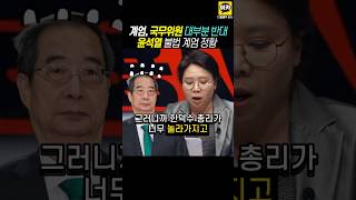 한덕수 국무위원들 끝까지 반대 윤석열 충암고라인과 불법계엄 정황 한덕수 윤석열 계엄 군인 [upl. by Ire]