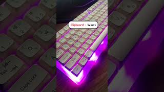 quotYour Clipboard with This Simple Shortcut 🚀quot techtips windowstips keyboardshortcuts asmr [upl. by Akehsay]