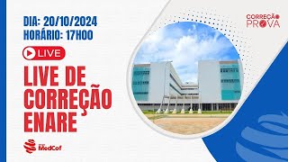 Correção Residência Médica ENARE 2025  R DE CLÍNICA MÉDICA  Ao Vivo [upl. by Mayes]