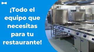 Cocinas Industriales y Equipo para Restaurantes 40 Equipos que Necesitas [upl. by Eeloj]