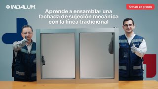 ¡Ármala en grande Aprende a armar una fachada de sujeción mecánica [upl. by Ahar]