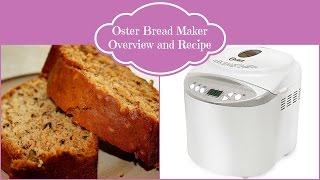 Oster Bread Maker amp Recipe  tanishalynne [upl. by Maleen]