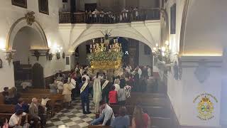 Procesión San Miguel 2024  Entrada desde el interior de la Iglesia  Cúllar Vega [upl. by Eldwon232]