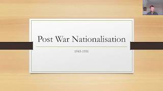 Post war nationalisation in Britain [upl. by Nahgem]