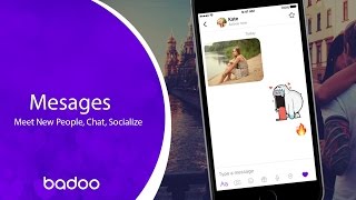 Badoo  Meet New People Chat Socialize  Messages [upl. by Gerc]