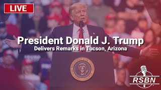 LIVE REPLAY President Trump Delivers Remarks in Tucson Arizona  91224 [upl. by Llerrah]