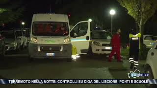 Terremoto nella notte controlli su diga del Liscione ponti e scuole [upl. by Diraj]