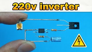 Diy 220v inverter using optocoupler [upl. by Aiahc]