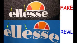 Ellesse hoodie real vs fake How to spot fake ellesse zip jacket [upl. by Draned]