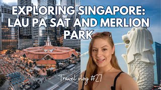 The Ultimate Place for Amazing Food in Singapore Lau Pa Sat [upl. by Werdnaed]