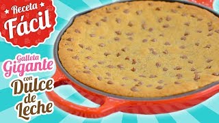 GALLETA GIGANTE RELLENA DE DULCE DE LECHE  Mega cookie  Quiero Cupcakes [upl. by Shellie]