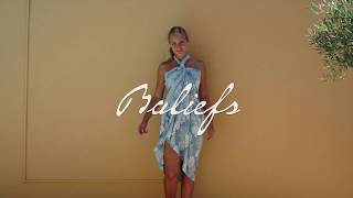 Tutorial How to tiewear a sarong as Twisted Neck Tie dress [upl. by Thilda]