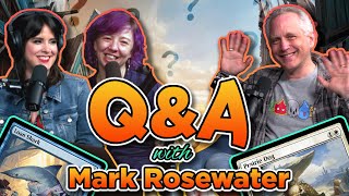 QampA with Mark Rosewater Head Designer for Magic the Gathering  GLHF 588 MTG [upl. by Aidualk]