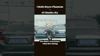 Rolls Royce Phantom VS Honda city rollsroyce hondacity shorts [upl. by Papert260]