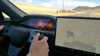 Tesla model S Plaid acceleration 0114mph [upl. by Jedd]