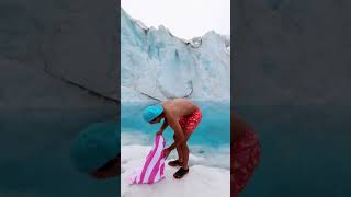 My First glacier cold plunge 🤣 [upl. by Fishback640]